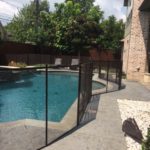 Bronze pool fence in Dallas, TX