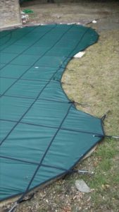 Pool Cover with lawn tubes in Dallas, TX